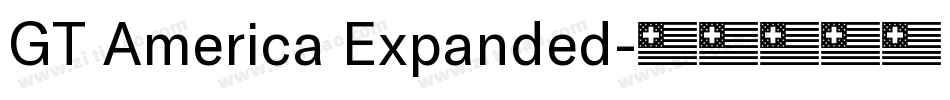 GT America Expanded字体转换